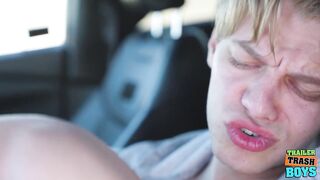 TRAILERTRASHBOYS Blonde Leo Louis Licks Enzo Muller Taut Booty