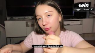 POV: Step Sis Is Scared of Getting Preggy – Makes Me Wear a Fucking-rubber