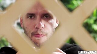 MILFY Married mother I'd like to fuck-Next-Door Aviana Violet Screws Peeping Neighbour