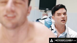 HETEROFLEXIBLE - Pervert Doctor Dakota Payne Tricks Inexperienced Michael Boston's Anal Checkup - FULL SCENE
