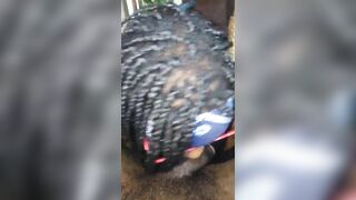 Naughty hoe swallowing cum on Valentines Day previous to her momma caught us