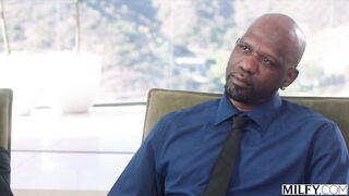 MILFY Tough Golden-haired Boss lady Lani Rails Gets BBC Tag-Teamed By Wicked Employees