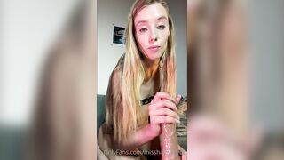 JOI Cute Hawt Concupiscent Tiny White Pawg Honey Haley Reed Jerking off Sex-toy Talks Impure During the time that u Masturbate