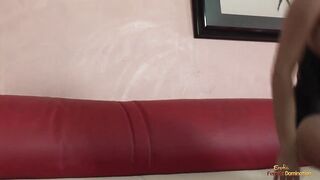 Golden-haired Cody jumps on the boys penis in a cowgirl position after a astounding oral-job.