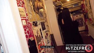 Public Pickup: Brunette hair Bratty Wench from Germany