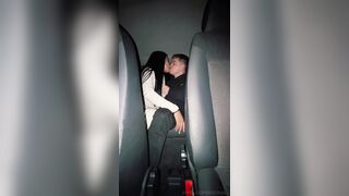 We went for a drive and I convinced her to record an amateur clip in the car (WE GET CAUGHT SCREWING)