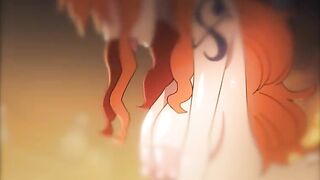 Nami gets drilled by her captain