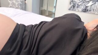 Stepsister Lacey Jayne Reverse Rides Teddy Tarantino's Cock