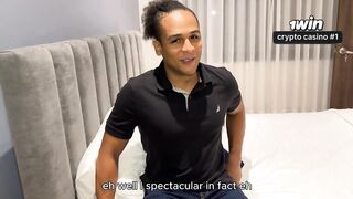 BBC Hotel Receptionist Bangs My Constricted Twat And Fills My Throat With Milk - Naty Delgado