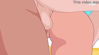 Nani Lilo and Stitch DP and three studs on the beach ! anime (porn comics sex )4K 2026