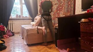 Gal pegging chap amateur homemade