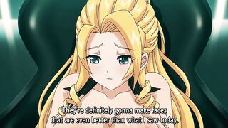 Breasty Golden-haired Likes Masturbating with Sex Toys and Having a Three-some with a Large Schlong