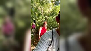 Cardio on the Itacolomi hill trail.