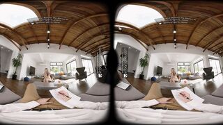 VR Bangers Slutty Nympho Anya Olsen Banged On A Table At A Sexologist In VR Porn