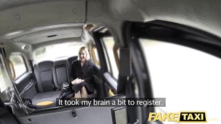 Fake Taxi Older Mother I'd Like To Fuck gets her large snatch lips stretched open