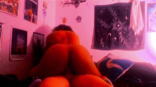 Biggest Black Booty Riding