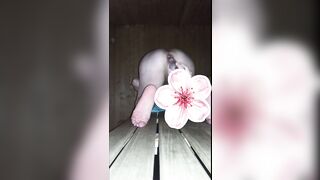 Anal sauna ride sex toy