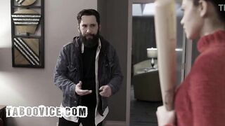 Brunette hair Honey Banged by Pervy Stalker