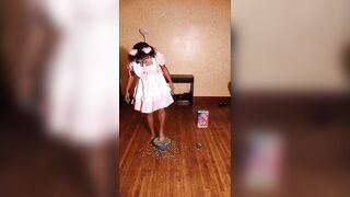 Crunching Blue Raspberry Trix!!!!!