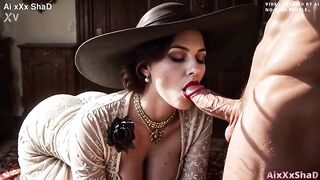 Lady Dimitrescu Likes Sexy Sex, My Sexy Cum Flows Without All Her Holes (AI-Movie scene) AixXxShaD