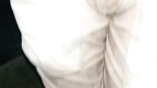 A cloth diaper moist in urine, what a fine feeling