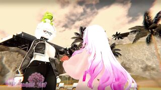 Large shemale hentai dog gal rails large tittied bimbo on the beach - AFF S4 E7 Trailer