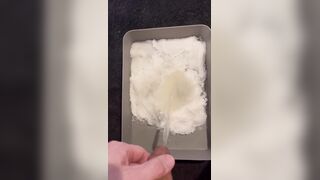 Pissing on Fake Snow