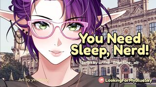 Anxious Bully Screws Your Insomnia Without U [Femdom] [Nerd Listener] [Tsundere]