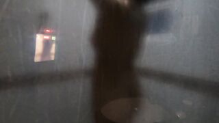 That babe showers after having coarse sex - behind the scenes