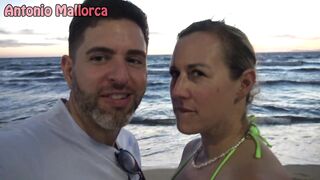 Banging a Curvy Large Breasts German Tourist Picked Up in The Beach