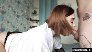 CumDumpsterTeens- large titties and deepthroat oral