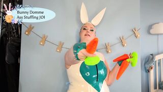 *** TRAILER SOLELY *** Bunny Dominatrix-bitch Butt Stuffing JOI - Solo Hotty