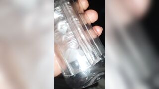 EYACULO ADENTRO DE FLESHLIGHT