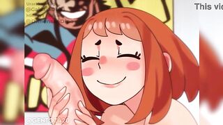 Uraraka's shy confession... that turned into sexy sex with a mysterious secret behind it.