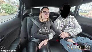 HOTWIFE CUCKOLD: Spouse watches Wife getting her Butt destroyed in Backseat