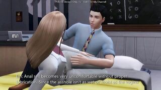 Lessons In Anal Sex 101 - sims 4 - CG Manga