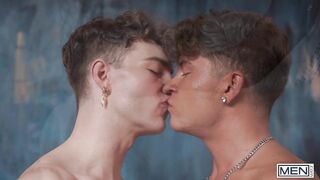 DUDES - Hazel Hoffman Gives In To Drake Von’s Temptation One Final Time With Doggy And A Sexy Facial