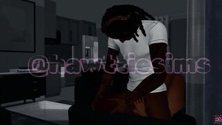 Moriah nearly gets caught banging his step-sister Mae after being grounded