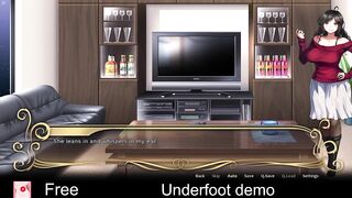 Underfoot demo (free game itchio) Visual Novel, Adult, cuckold, feet, foot-fetish, Comics, netorare, netorase, ntr, hose, r-eighteen