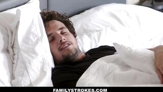 Curvy step mommy in high heels loves to bow over and get drilled hard, by her step son