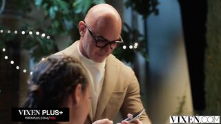 VIXEN Marvelous Duett Lia Lin And Vanessa Alessia Have Vehement Three-some With Nice-looking Stranger On Vacation