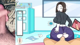 Mi hijastra hace que me la folle en la sala