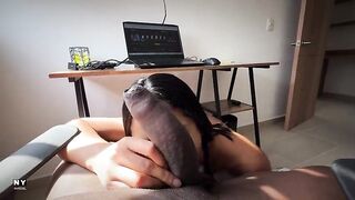 I catch my stepbrother during the time that watching my vids and decided to screw him for the 1st time