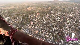 Date Night - Risky Sunrise Sex (that babe swallows) over pyramids in an air balloon - Sammmnextdoor