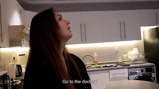 Lonely Stepmom Cooks Dinner For Step-Son Then Implores Him To Screw Her