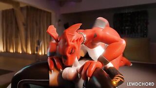 Guilmon Oral-sex 69 Fur Animation