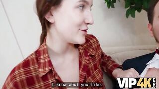 VIP4K. FFM sex with the Bride