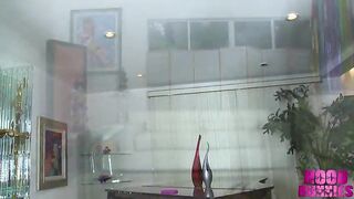 Piano teacher sits her soaked vagina on his pulsating BBC