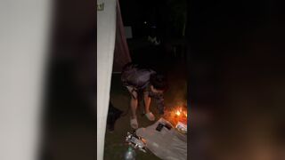 (ACAMPANDO) DE CAMPING CON MI'MIGA ME LA CHUPA