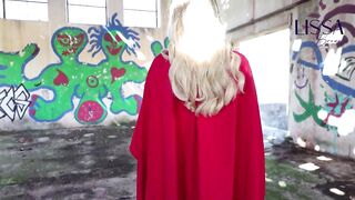 This youthful Supergirl is tricked by an grandpapa and taken to his secret lair